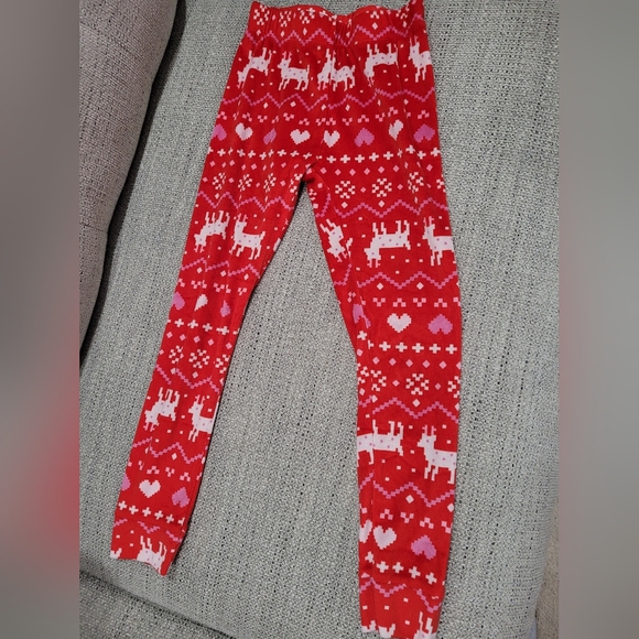 Girls reindeer hearts 🩷 Cat & Jack pj's size6 - Picture 3 of 4